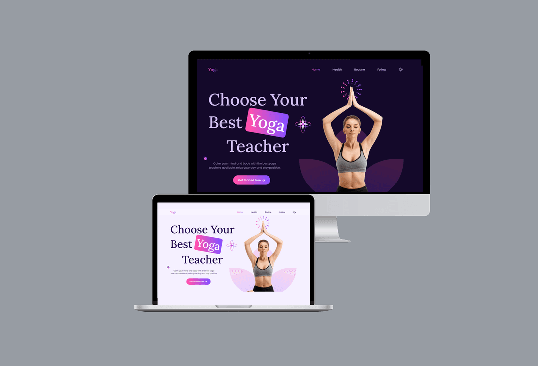 Thumbnail do projeto Yoga Website